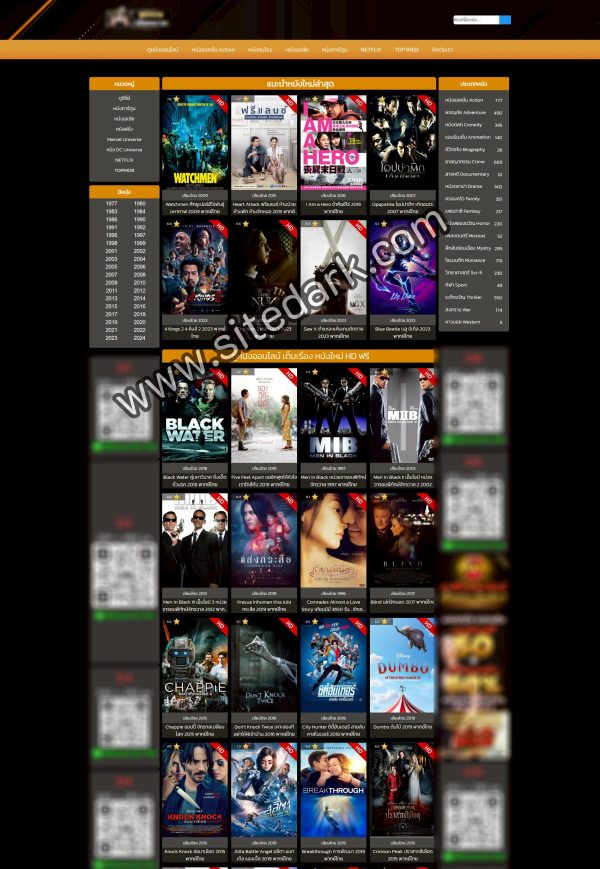 รับทำเว็บดูหนัง movie พร้อมระบบ Streaming แบบมืออาชีพ sitedark.com - Image 2